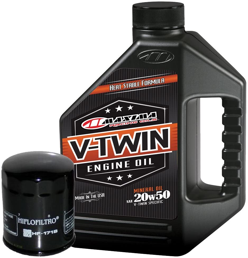 MaximaHiflofiltro VTEOCK3 Engine Oil Change Kit for Harley Davidson Twin Cam V-Twin