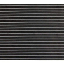 VioletLisa All Aluminum Air Condition Condenser 1 Row Compatible with 2007-2012 Sentra Without Oil Cooler