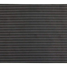 VioletLisa All Aluminum Air Condition Condenser 1 Row Compatible with 2007-2012 Sentra Without Oil Cooler