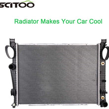 SCITOO Radiator Compatible with 2003-2007 Mercedes-Benz SL55 AMG SL550 2004-2009 Mercedes-Benz SL600 CU2652 CU2652