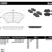 StopTech 309.08900 Street Performance Front Brake Pad