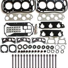 ECCPP Engine Head Gasket Set w/Bolts fit 03-10 for Acura TL for Honda Odyssey Pilot V6 SOHC Head Gasket Bolts Set J35A6 J35A7 for Gaskets Kit