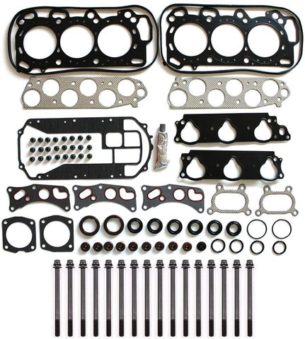 ECCPP Engine Head Gasket Set w/Bolts fit 03-10 for Acura TL for Honda Odyssey Pilot V6 SOHC Head Gasket Bolts Set J35A6 J35A7 for Gaskets Kit