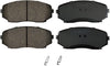 KFE KFE1258-104 Ultra Quiet Advanced Premium Ceramic Brake Pad Front Set Compatible with: 2007-2014 Ford Edge; Mazda CX-7, CX-9; Lincoln MKX