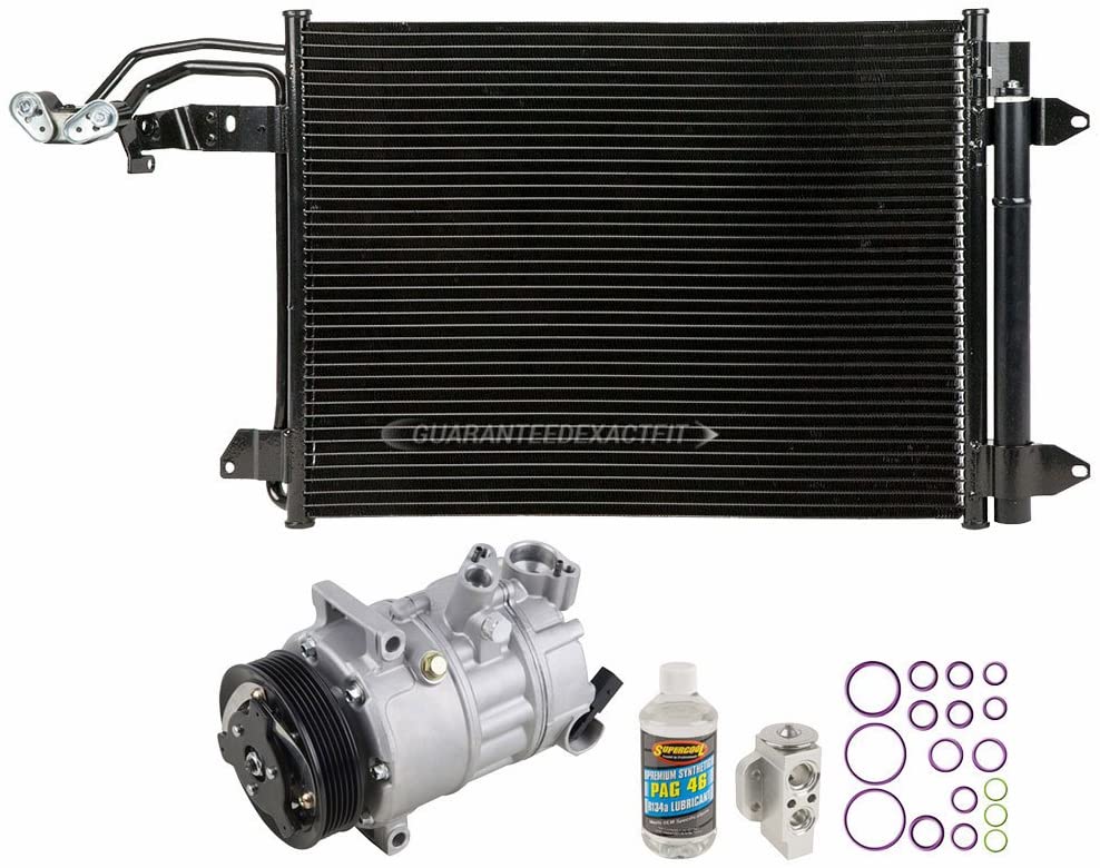 A/C Kit w/AC Compressor Condenser & Drier For Volkswagen VW Jetta GTI Eos R32 Audi A3 TT - BuyAutoParts 60-82503R6 New