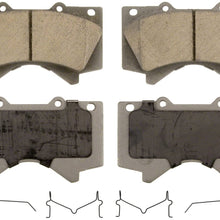 Wagner ThermoQuiet QC1303 Ceramic Disc Pad Set With Installation Hardware, Front