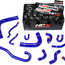 HPS 57-1656-BLUE Blue Silicone Radiator and Heater Hose Kit Coolant