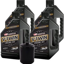 MaximaHiflofiltro VTEOCK23 Synthetic Blend Engine Oil Change Kit for Harley Davidson Twin Cam V-Twin