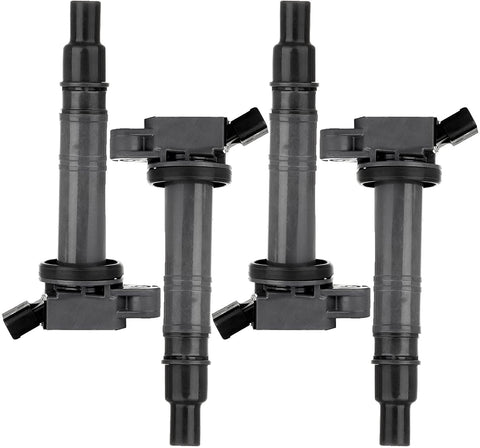 SCITOO 100% New 4pcs Ignition Coil Set Compatible with Scio-n/Lexu-s/Toyot-a 2003-2010 Automobiles Fit for OE: UF495 5C1419