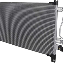 ECCPP Auto Parts Air Conditioning A/C AC Condenser Aluminum A/C AC Condenser Replacement Radiator for 4445 2012 Hyundai Elantra 2015 2016 2017 Hyundai Sonata