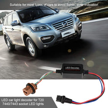 Terisass 2 Pcs 12V LED Decoder Load Resistor LED Decoder T20 7440 7443 LED Decoder Warning Error Canceler