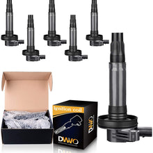 DWVO Ignition Coil Pack Compatible with Ford Edge Explorer Flex Fusion Taurus - Lincoln MKS MKT MKX MKZ - Mazda 6 CX-9 - Mercury Sable 3.5L 3.7L V6 - Set of 6