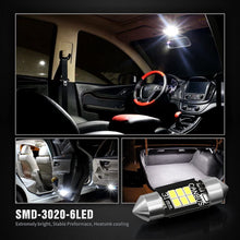 SIRIUSLED DE3175 bulbs white Extremely Bright led 400 Lumens 3020 Chipset Canbus Error Free LED Bulbs for Interior Car Truck Lights License Plate Dome Map Door Courtesy 1.25” 31MM Festoon