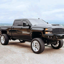 CLIM ART in-Channel Incredibly Durable Rain Guards for Chevrolet Silverado 14-18 Crew Cab, Original Window Deflectors, Vent Deflector, Vent Window Visors, Dark Smoke Truck Accessories, 4 pcs. - 614003