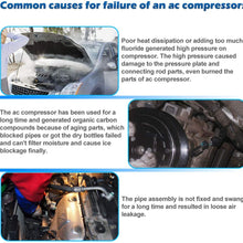 AUTEX AC Compressor & A/C Clutch CO 10246C 67324 Compatible with Tacoma 1995 1996 1997 1998 1999 2000 2001 2002 2003 2004 3.4L
