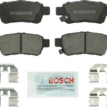 Bosch BP1088 QuietCast Premium Semi-Metallic Disc Brake Pad Set For: Honda Odyssey, Rear