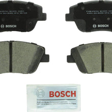 Bosch BC1444 QuietCast Premium Ceramic Disc Brake Pad Set For: Hyundai Sonata; Kia Optima, Front and Rear