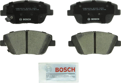 Bosch BC1444 QuietCast Premium Ceramic Disc Brake Pad Set For: Hyundai Sonata; Kia Optima, Front and Rear