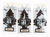 LITTLE TREES Car Air Freshener | Hanging Paper Tree for Home or Car | Black Ice | 10 Pack