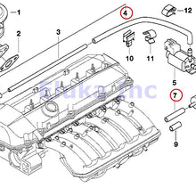 BMW Genuine Turbo Charger Vacuum Hose - 3.5 X 7.5 Mm - Outside Cloth Braided 525i 528i 530i 320i 323Ci 323i 325Ci 325i 325xi 328Ci 328i 330Ci 330i 330xi X5 3.0i 535i 535xi 535xi X5 3.5d X5 M X5 35dX X5 50iX X6 35iX X6 50iX X6 M Hybrid X6 135i M Coupé 135i Z4 35i Z4 35is 335i 335xi 335d 335i 335xi 33