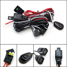 iJDMTOY (1) 5202 PSX24W 2504 Relay Harness Wire Kit with LED Light ON/OFF Switch For Aftermarket Fog Lights, Driving Lights, Xenon Headlight Conversion, LED Work Lamp, etc