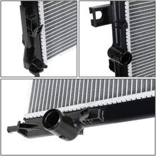 DNA MOTORING OEM-RA-2971 Aluminum Core Radiator [for 07-11 Nitro 3.7L/4.0L at],Black / Metallic