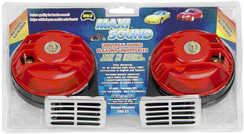 Wolo (325-2T) Maxi Sound Universal Horn - Chrome