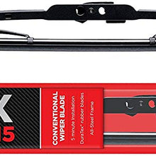 AutoTex M5-19 M5 Traditional Metal Windshield Wiper Blade - 19" (Pack of 1)