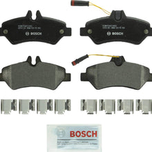 Bosch BP1317 QuietCast Premium Semi-Metallic Disc Brake Pad Set For Select Dodge Sprinter; Freightliner Sprinter; Mercedes-Benz Sprinter; Volkswagen Crafter; Rear