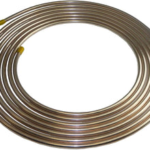 Copper Nickel Brake Fuel Line Tubing Kit 3/8 OD 25 Ft Coil Roll INLINE TUBE (L-5-4)