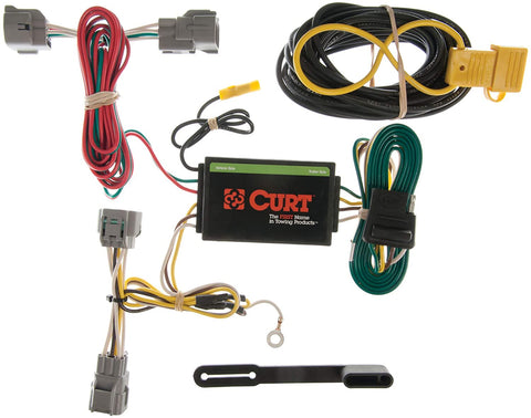 CURT 55349 Vehicle-Side Custom 4-Pin Trailer Wiring Harness for Select Jeep Grand Cherokee