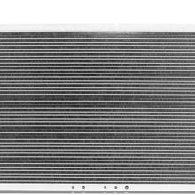 DNA Motoring OEM-RA-2044 2044 OE Style Bolt-On Aluminum Core Radiator Replacement
