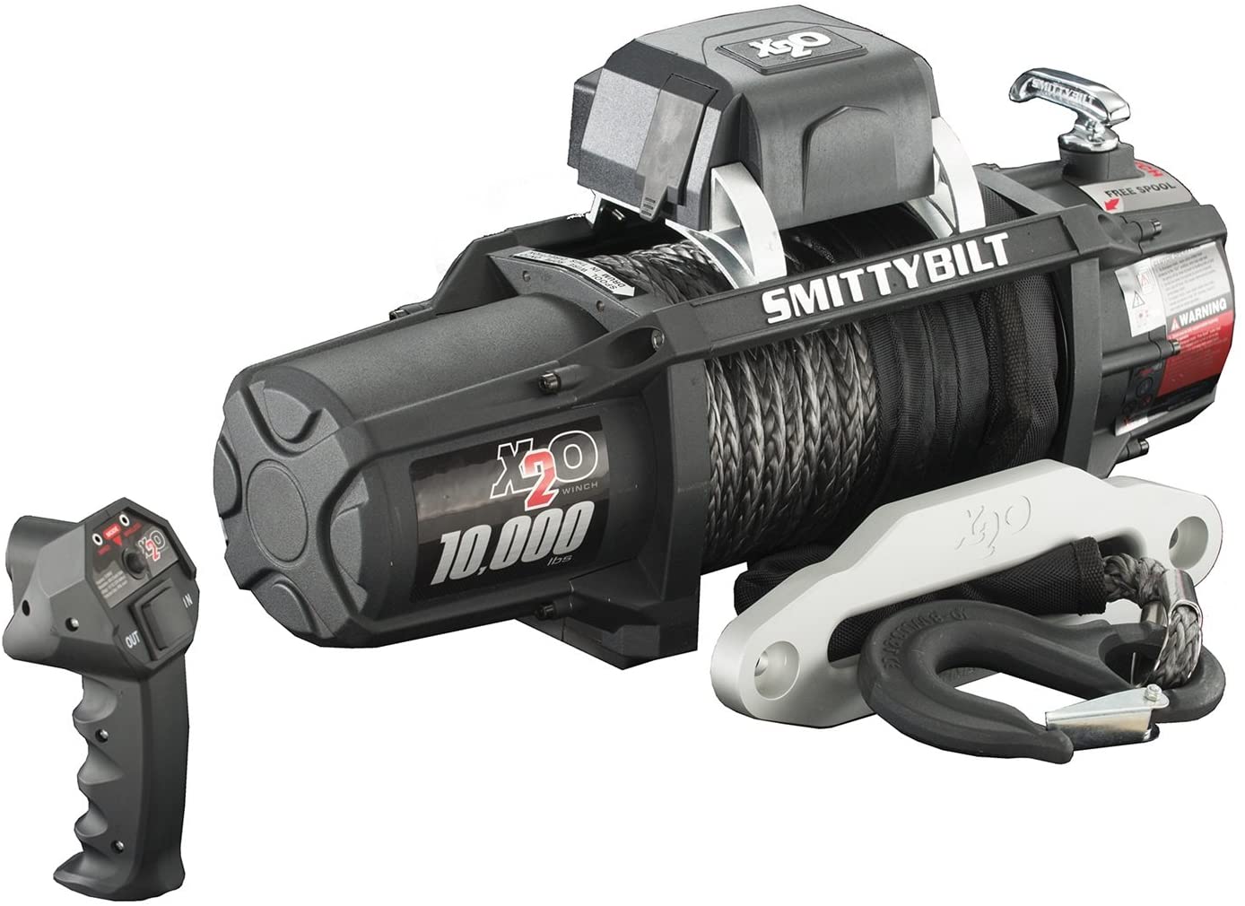 Smittybilt (98510) X2O Waterproof Synthetic Rope Winch - 10000 lb. Load Capacity