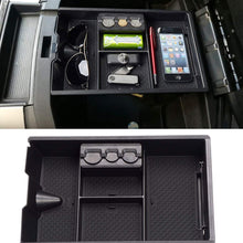 Jaronx for Dodge RAM Center Console Organizer, Console Storage Box for Dodge RAM 1500 (2009-2018) and RAM 2500/3500 (2010-2018),Armrest Organizer Tray + Coin Holder (Full Console w/Bucket Seats ONLY)