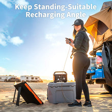 Jackery SolarSaga 100W Portable Solar Panel for Explorer 160/240/500/1000 Power Station, Foldable US Solar Cell Solar Charger with USB Outputs for Phones (Can't Charge Explorer 440/ PowerPro)