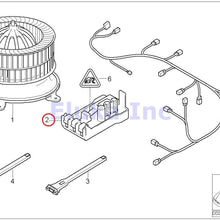 BMW Genuine A/C Ac Air Condition Final Stage Unit (Blower Regulator) 745i 750i 760i ALPINA B7 745Li 750Li 760Li Phantom Phantom EWB Phantom Phantom EWB Drophead Drophead Coupé Coupé