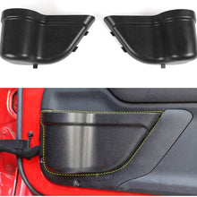 RT-TCZ for Jeep JK Front Door Side Insert Storage Box Pilot Passenger Storage Tray Organizer Front Door Mesh Storage Box for 2011-2018 Jeep Wrangler JK JKU Black