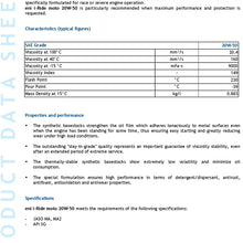 Eni (153891SIN) 20W-50 Motorcycle Engine Oil - 1 Liter