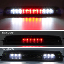 High Mount Dual Row LED 3rd Brake/Cargo Light Fit for 1994-2001 Dodge Ram (Black Housing Smoke Lens)