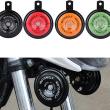 Qiilu 12V 110dB 435HZ Motorcycle Car Loud Electric Snail Horn Loudspeaker Waterproof Metal(D)