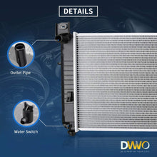 34 Inch Core Radiator Compatible with Chevy Silverado Suburban Tahoe Cadillac Avalanche Escalade GMC Yukon Sierra Hummer H2 4.3L 4.8L 5.3L 6.0L 6.2L DWRD1004