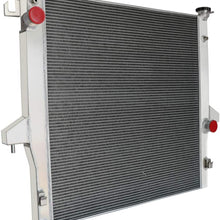 CoolingSky 42MM 2 Row Core Aluminum Radiator for 2003-2009 Dodge Ram 2500 3500 5.9L 6.7L Diesel - Direct Replacement
