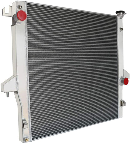 CoolingSky 42MM 2 Row Core Aluminum Radiator for 2003-2009 Dodge Ram 2500 3500 5.9L 6.7L Diesel - Direct Replacement