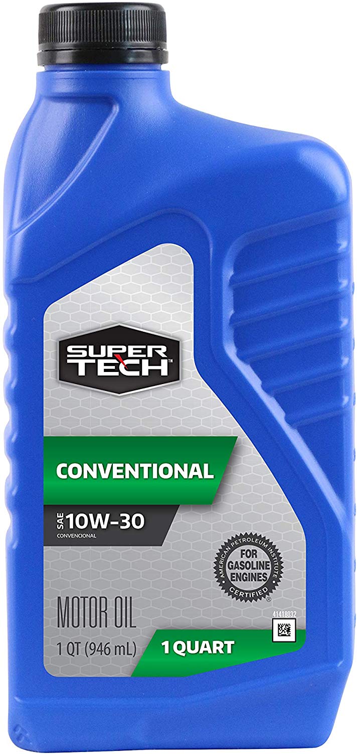 Supertech Pack of 3 10W30 Motor Oil, 5-Quart