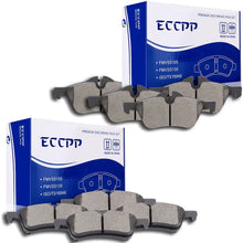 Brake Pads, ECCPP 8pcs Ceramic Disc Brake Kits fit for 2002-2008 Mini Cooper