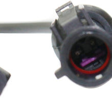 ABS Speed Sensor Compatible With 2006-2010 Ford Explorer & Mercury Mountaineer Driver Side 2-Prong Pin Male Terminal