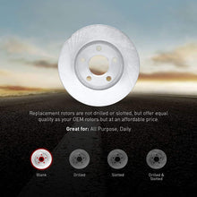 For 2014-2015 Nissan Rogue Front Rear eLine Plain Brake Rotors Kit