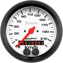 AUTO METER 5880-M Gauge Speedometer (Phantom 3 3/8", 225Km/H, GPS, Phantom)