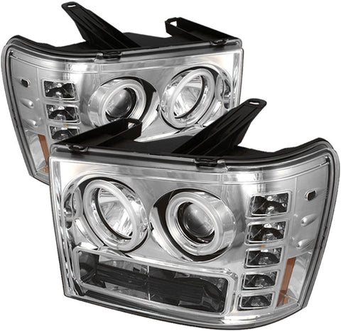 Spyder Auto 5030191 CCFL Halo Projector Headlights Chrome/Clear