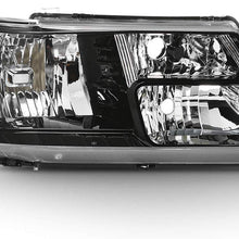 Passenger Side Lamp Fits 2009-2019 Dodge Journey Black Trim Original Manufacturer Style Headlight Assembly